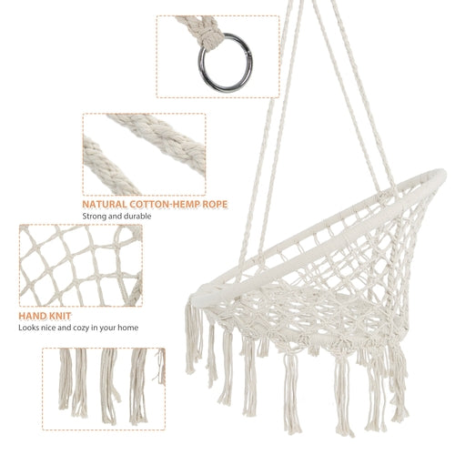 Le Cocon Suspendu : Fauteuil Macramé Bien-Être